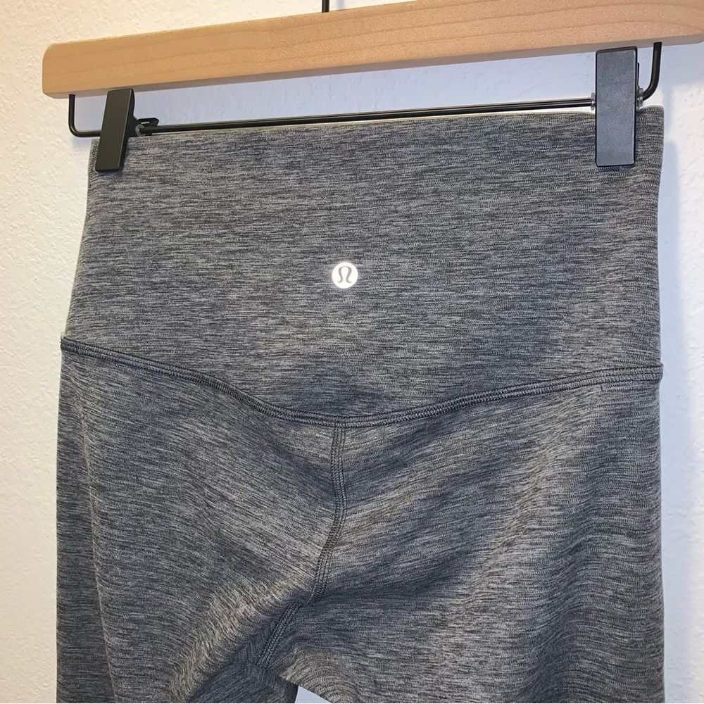 Lululemon athletica Align 25” heathered graphite grey leggings 6 - Picture 5 of 8